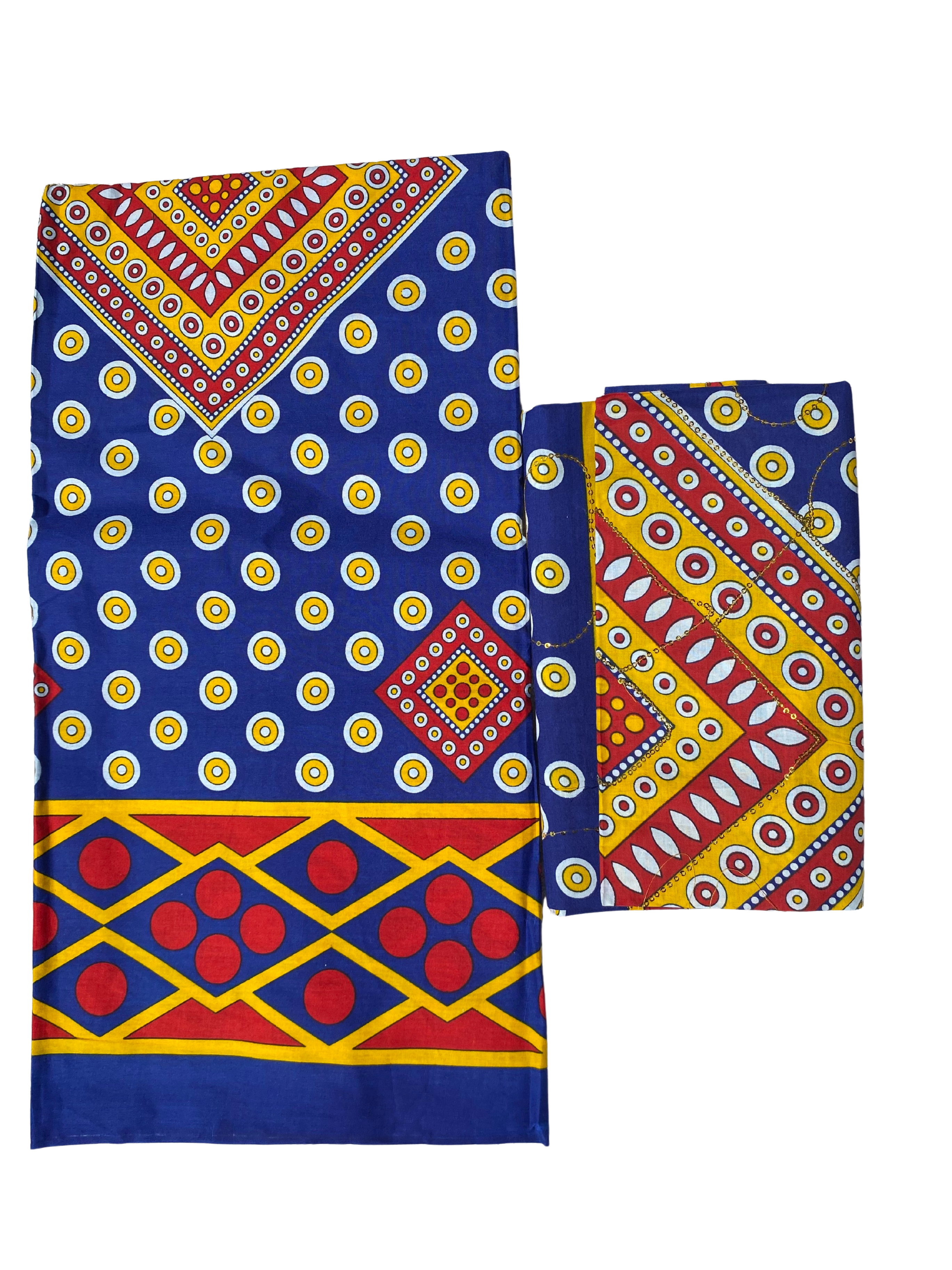 New kanga bleu paouni