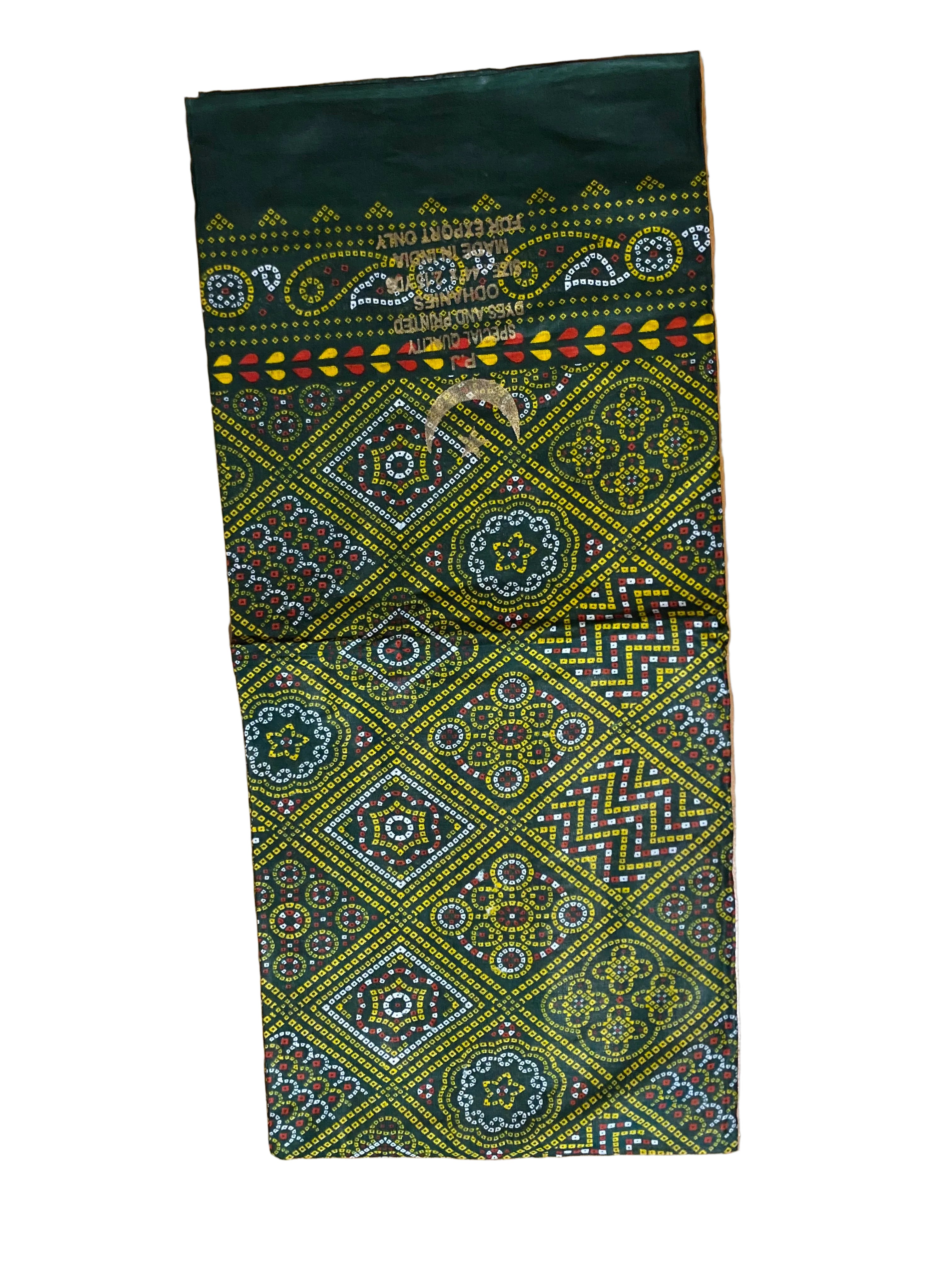 New châle carré vert